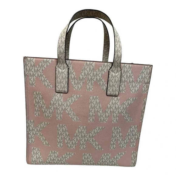 MICHAEL KORS KENLY LARGE NS
SIGNATURE TOTE PINK “POWDERED BLUSH” 🩷 PRISTINE! - Picture 3 of 9